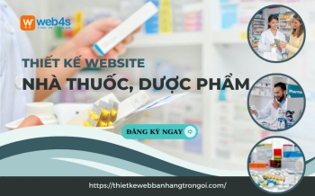 Thiết kế website bán thuốc, nhà thuốc, dược phẩm - Tăng chuyển đổi số