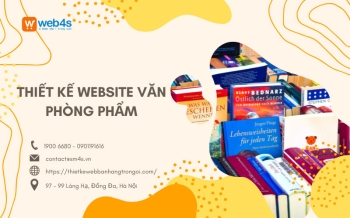 Thiết kế website văn phòng phẩm, nhà sách Nổi Bật, thu hút khách hàng